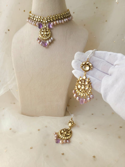 Tyrian 15 BC alloy necklace set