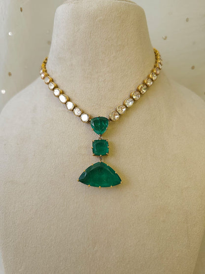 Maniharo ka polki necklace