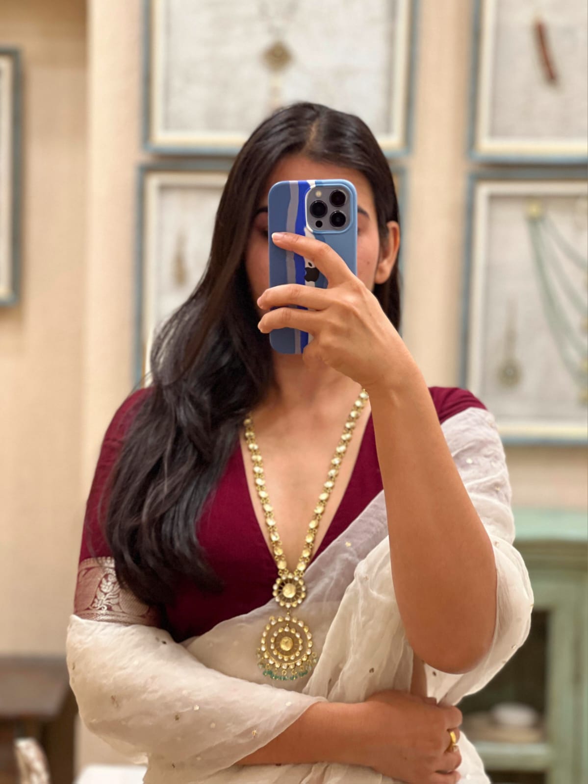 Deogarh mahal long necklace
