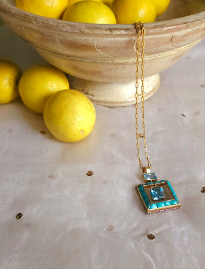 BT eastern silver necklace