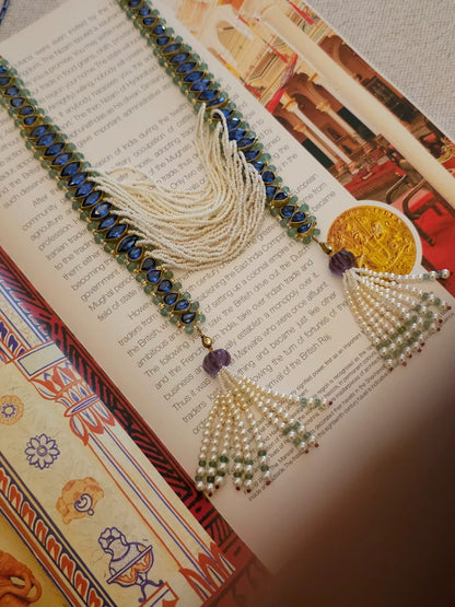 Karunmalli tassel necklace