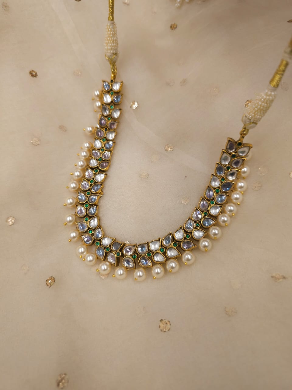 Lucky lunaria antique necklace