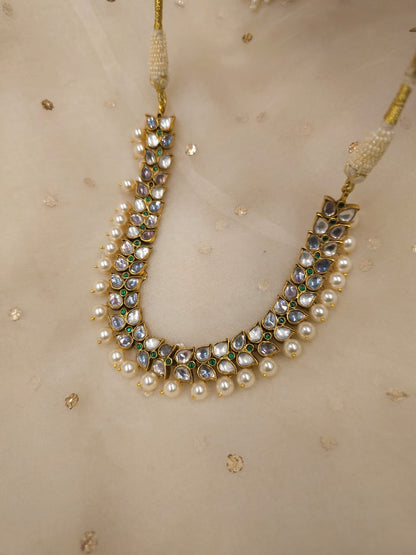 Lucky lunaria antique necklace