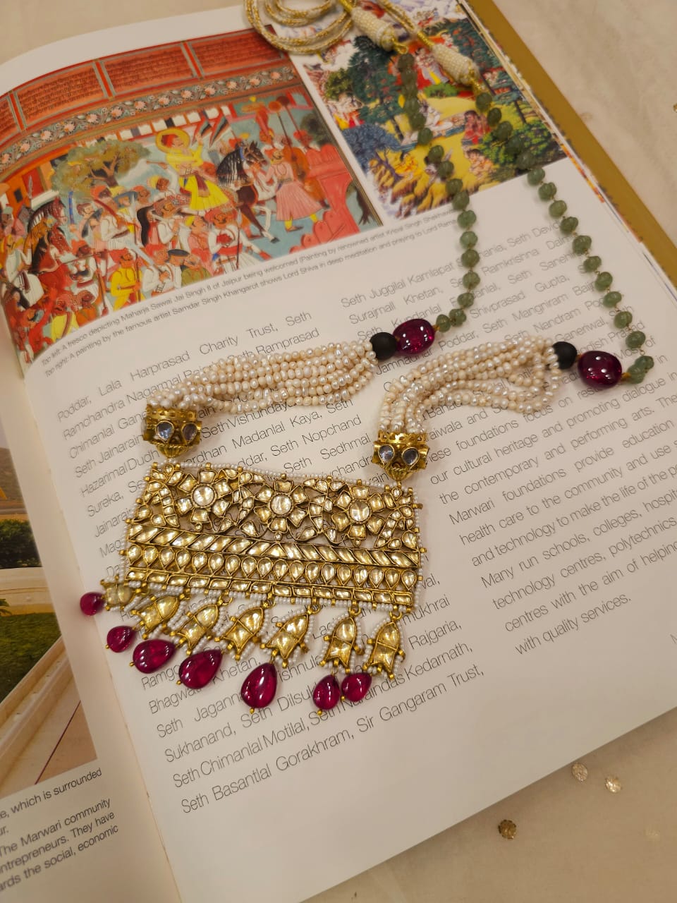 Divine Kanchanmala necklace set