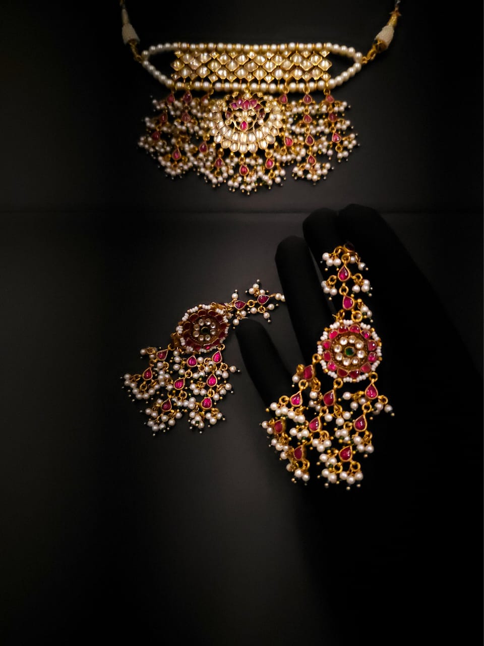 Tripura tandava necklace