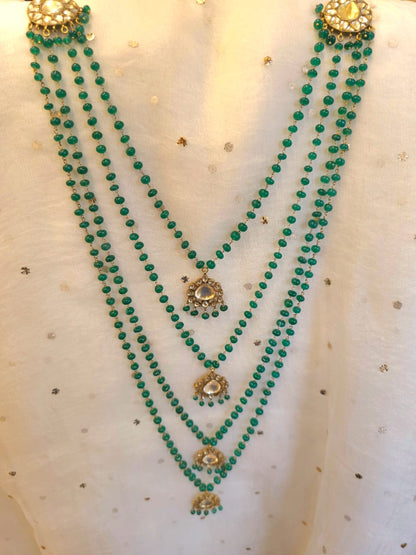 Imperial onyx long necklace
