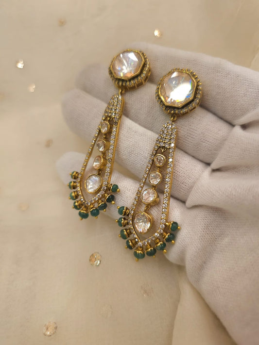 Diwan-E-Aam silver earrings
