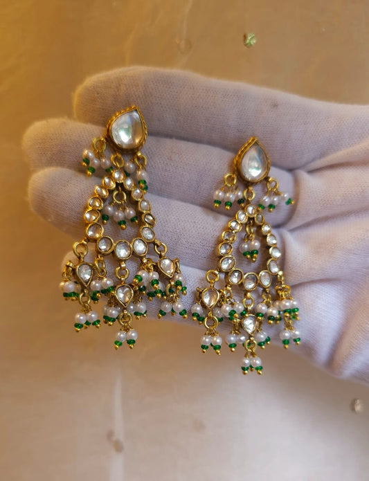 Bundi palace pear chandbali