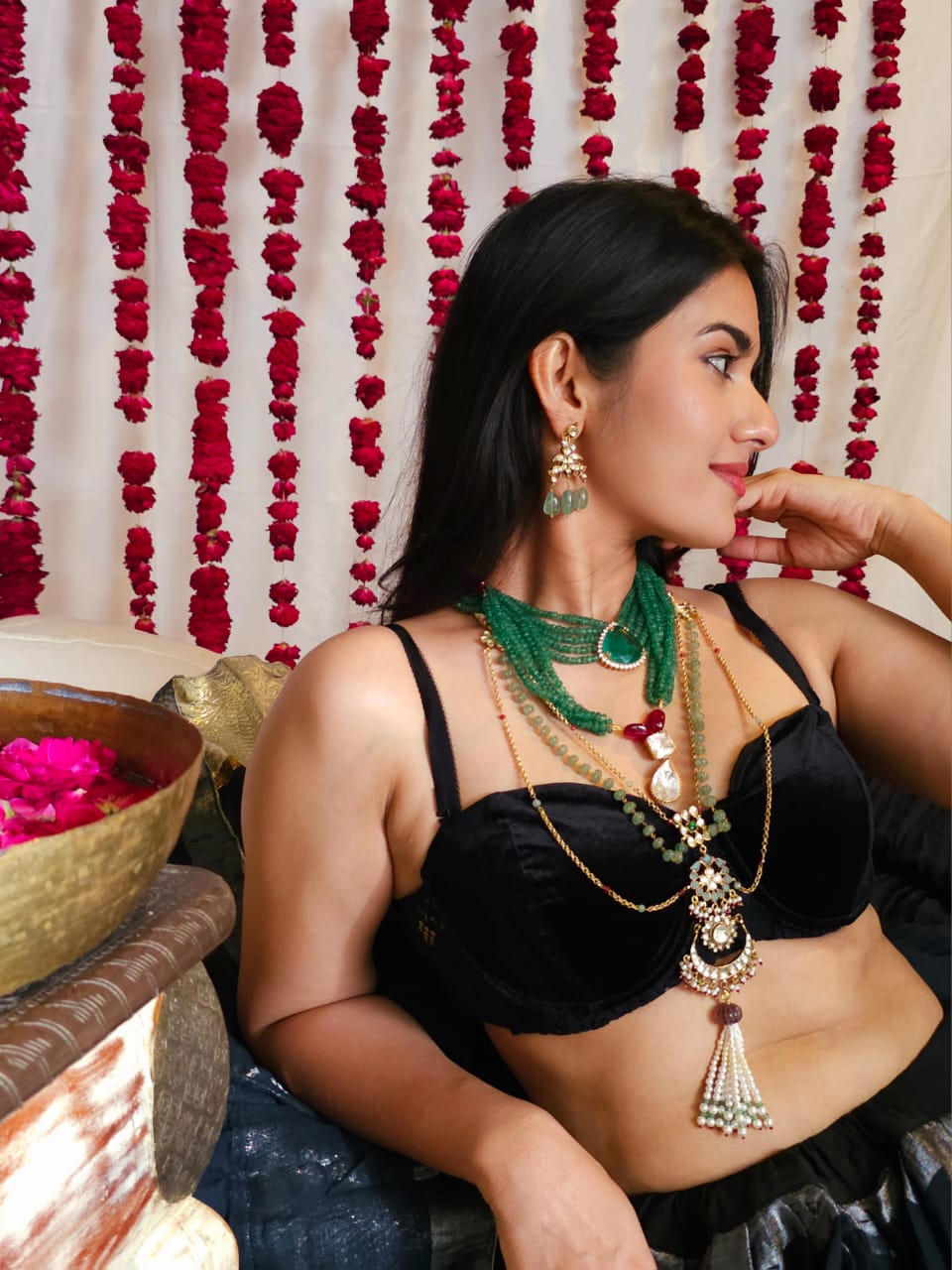 Madhumati tassel necklace