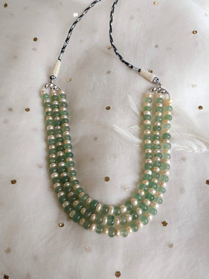 Madhumati unisex kantha necklace