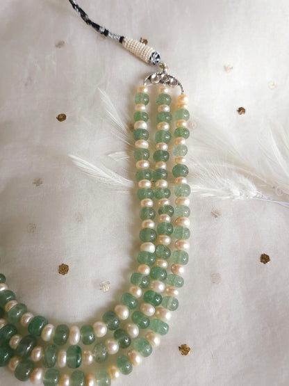 Madhumati unisex kantha necklace