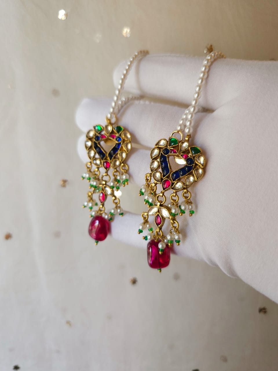 Totem silver earrings