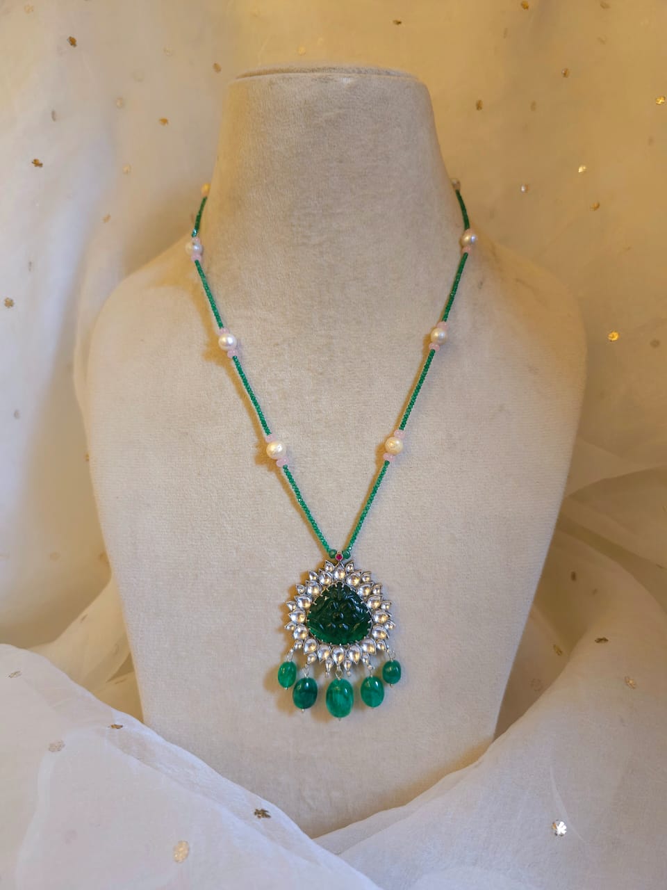 Divine bodhi lotus necklace