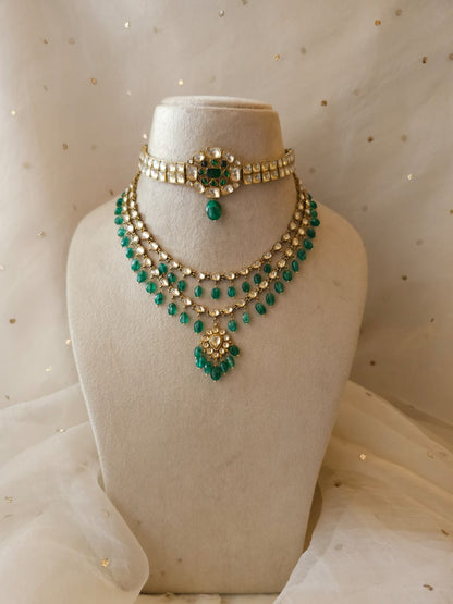 Antique beryl necklace