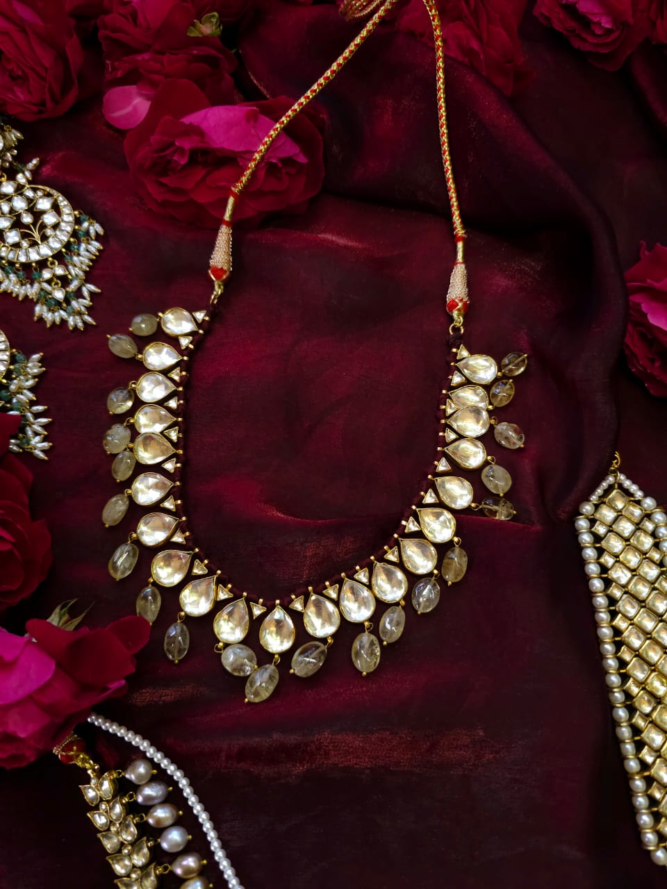 Vintage citrine necklace