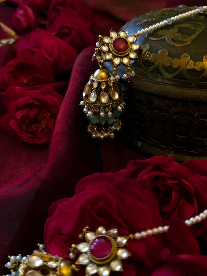Mradu-Rasa Jhumka earrings