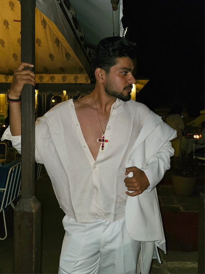 Liberty cross pendant