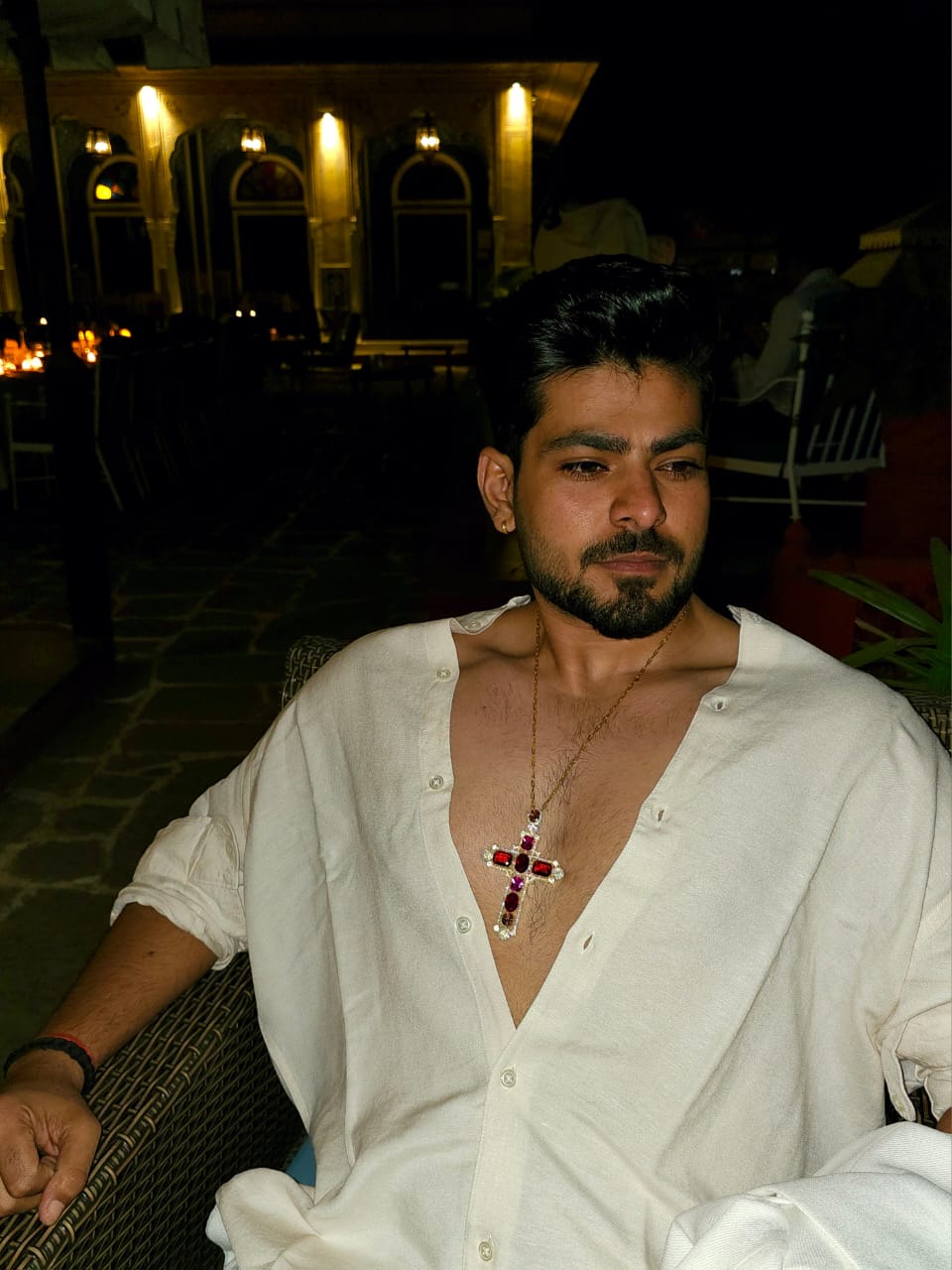 Liberty cross pendant