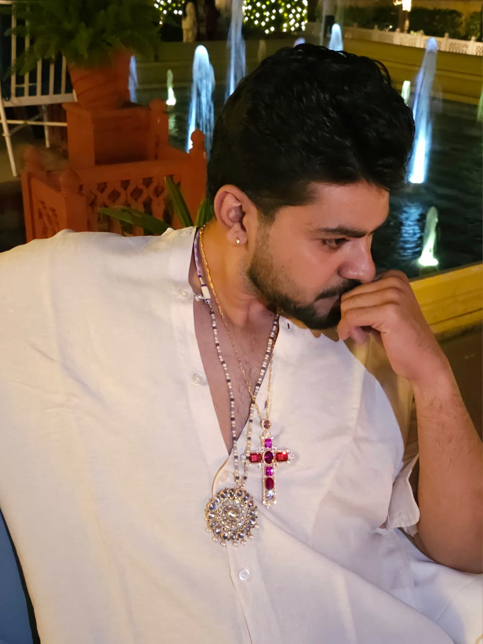 Liberty cross pendant