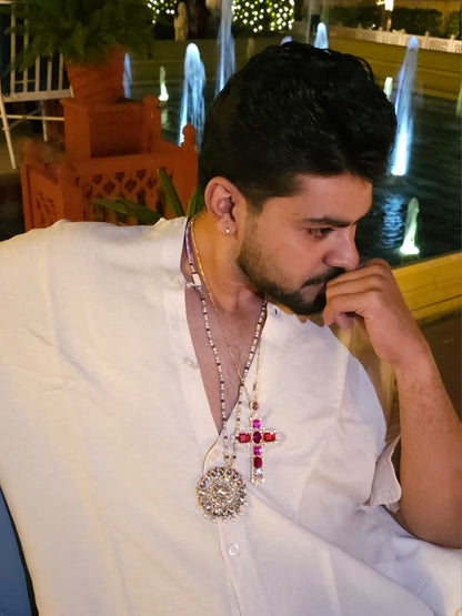 Liberty cross pendant