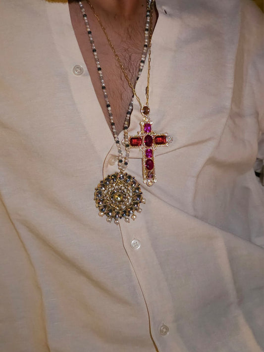 Pop nakshatra pendant necklace