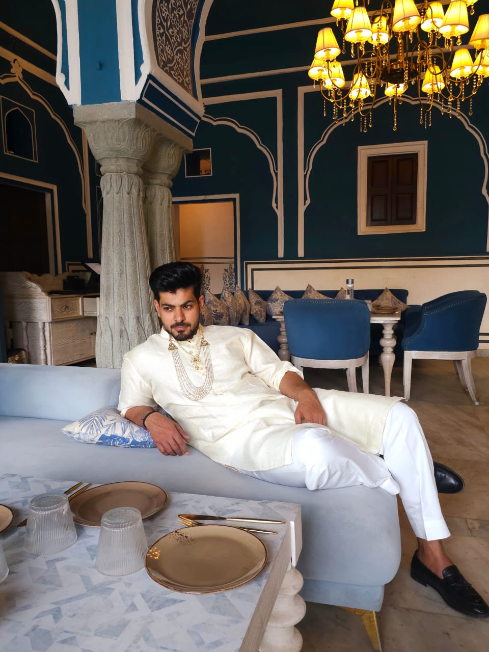 Maharaja unisex pearl necklace