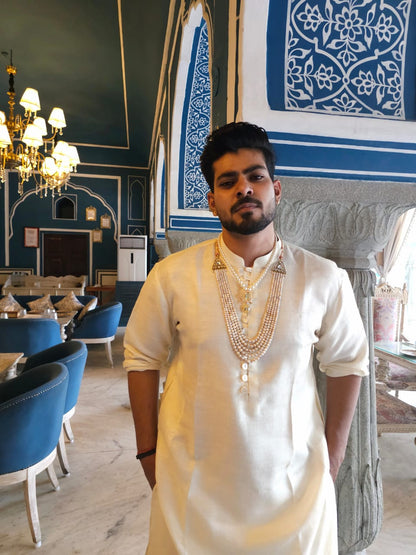 Maharaja unisex pearl necklace
