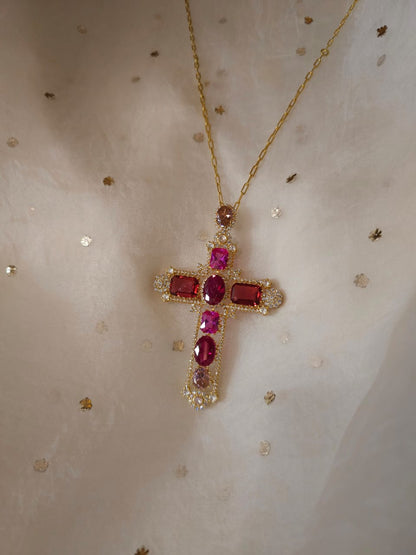 Liberty cross pendant