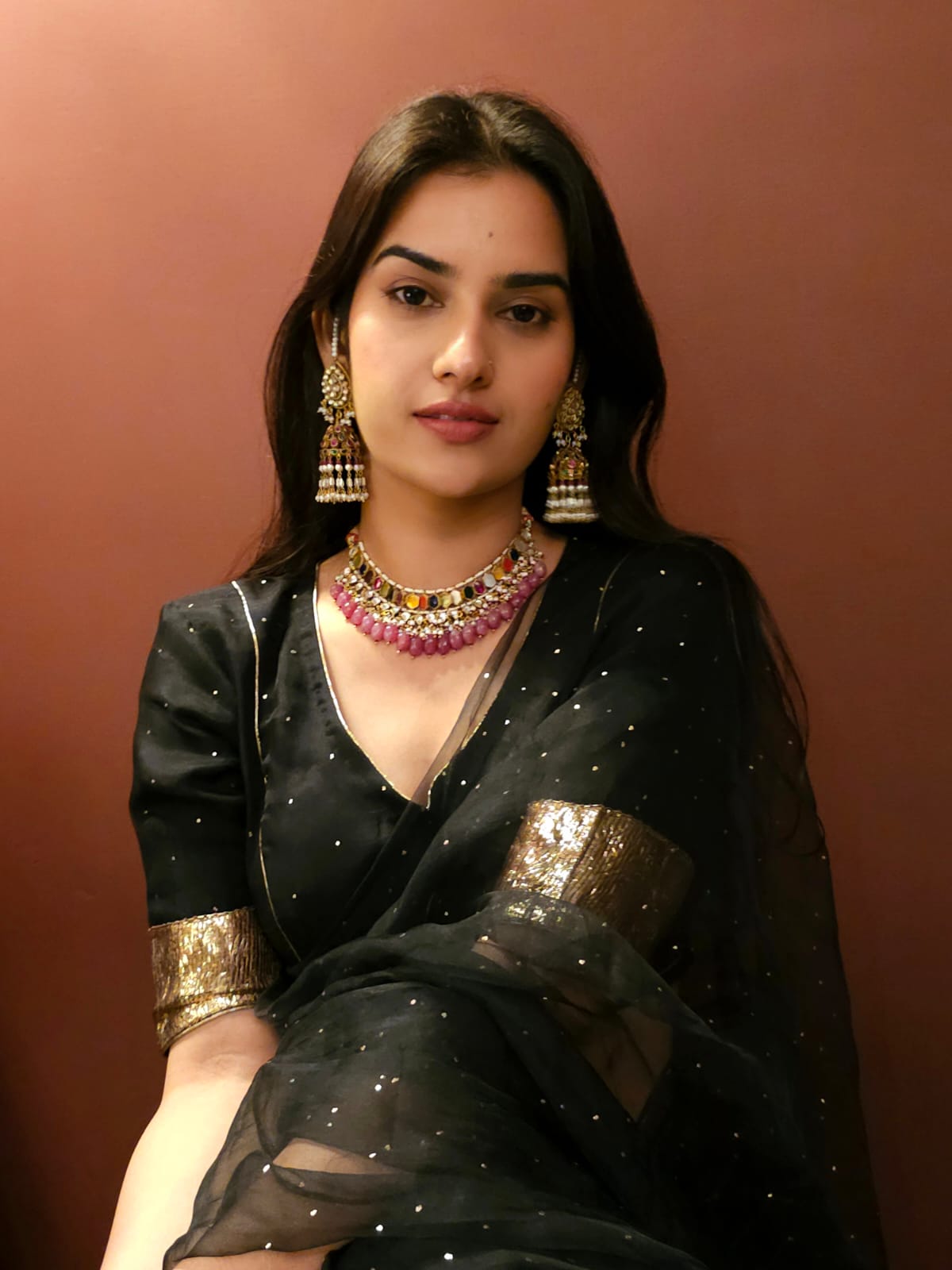Deva-kamal navratan necklace