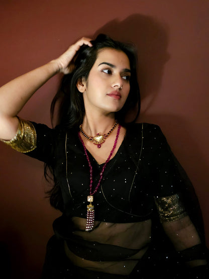 Shiraz tassel necklace