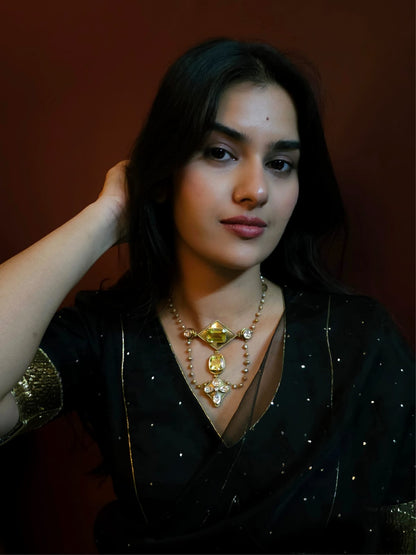 Carlton silver necklace