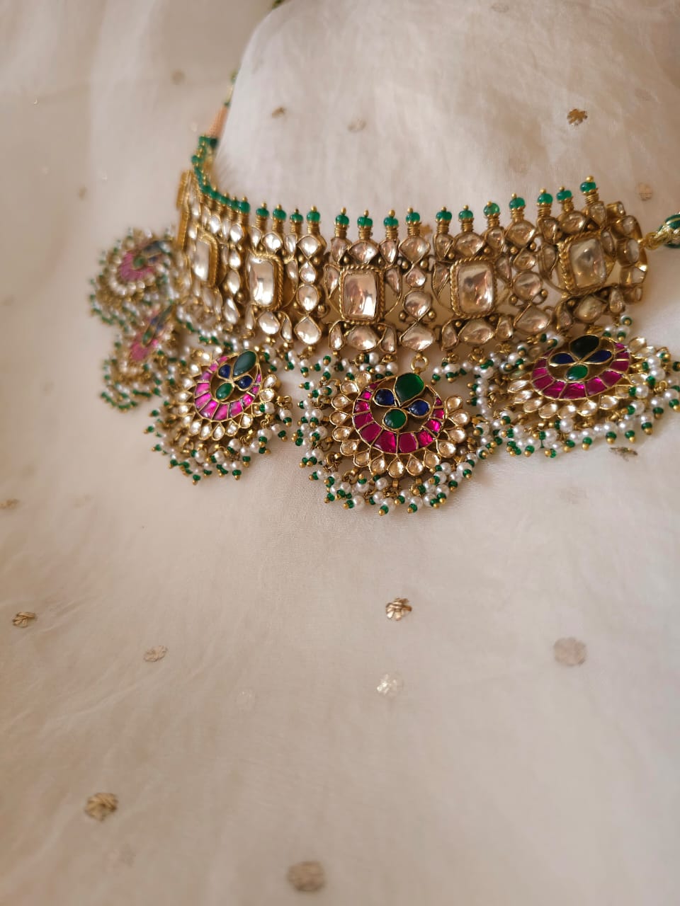 Vasant gangaur queen necklace