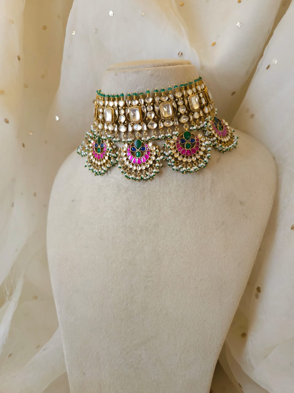 Vasant gangaur queen necklace
