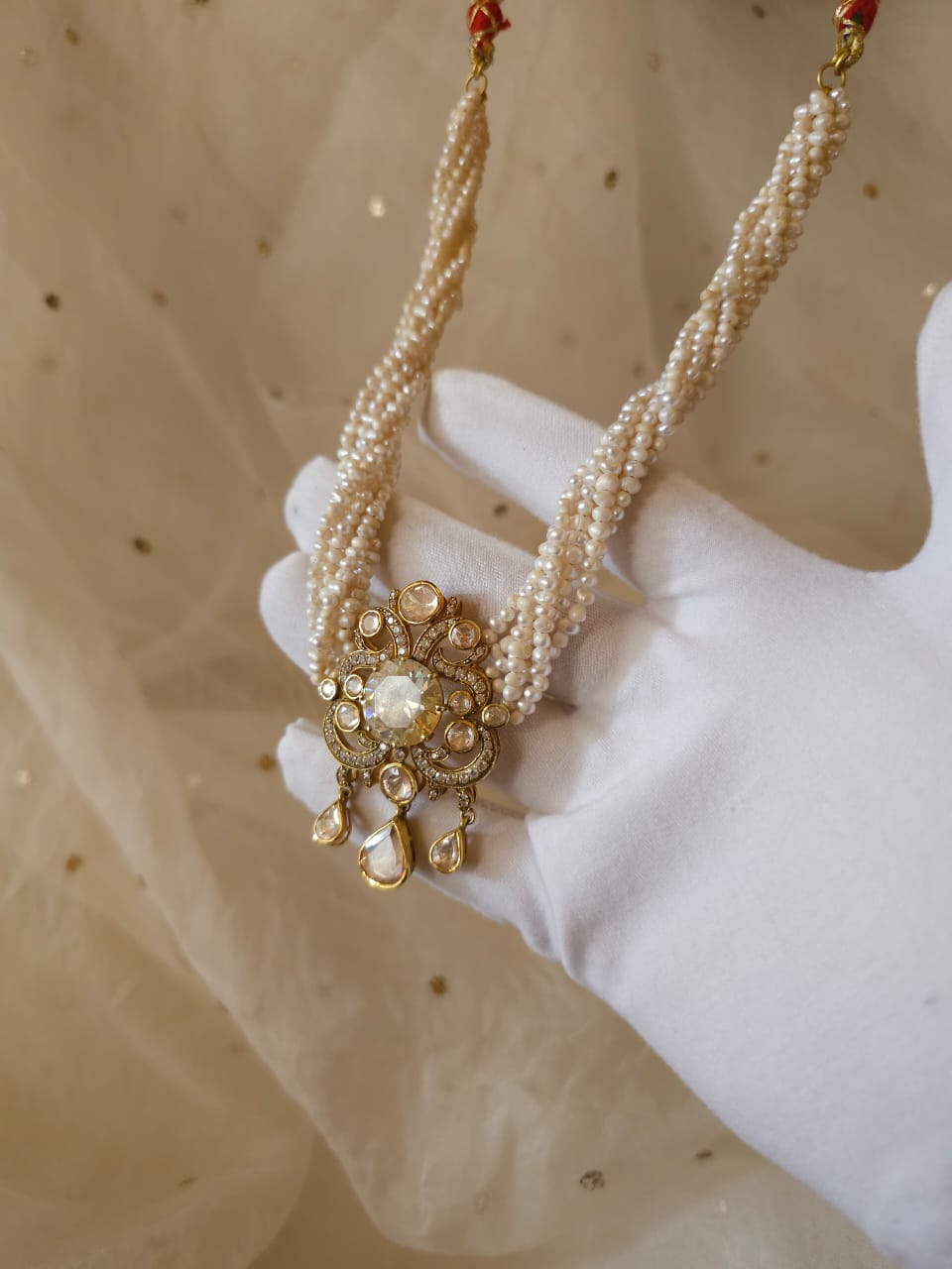 Victoria dawn silver necklace