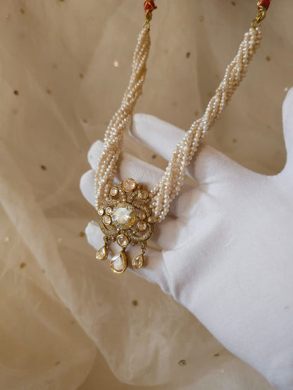 Victoria dawn silver necklace
