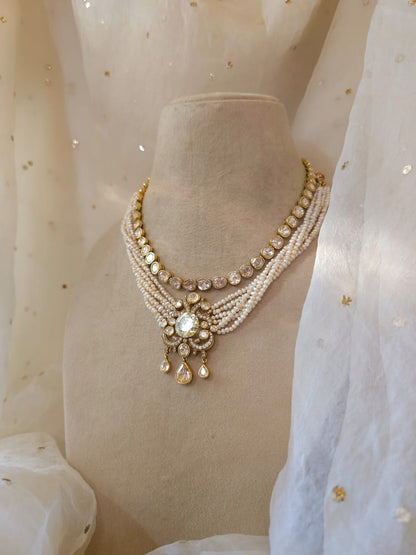 Victoria dawn silver necklace