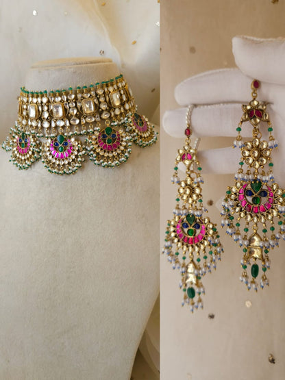 Vasant gangaur queen necklace
