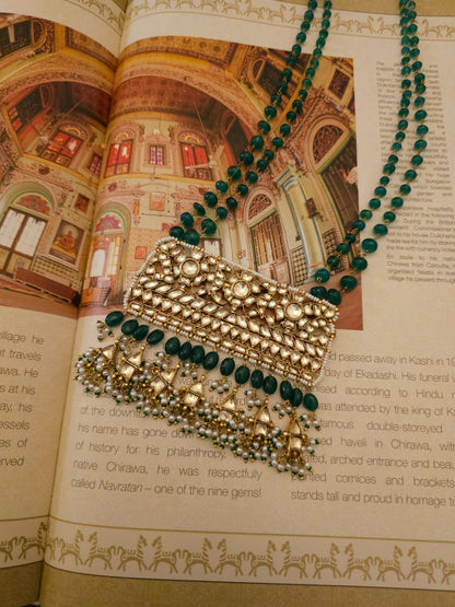 Kanchanmala onyx necklace