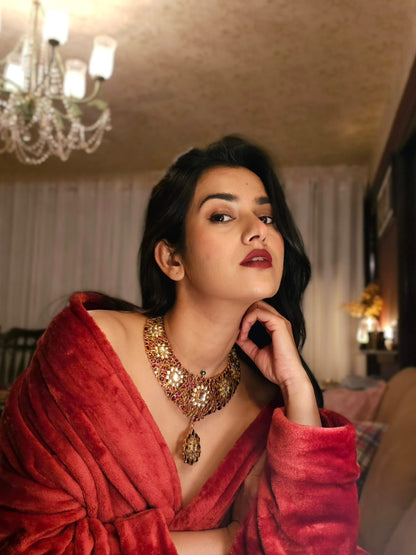 Pride of 19th century silver necklace