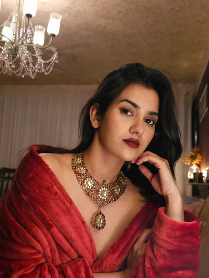 Pride of 19th century silver necklace