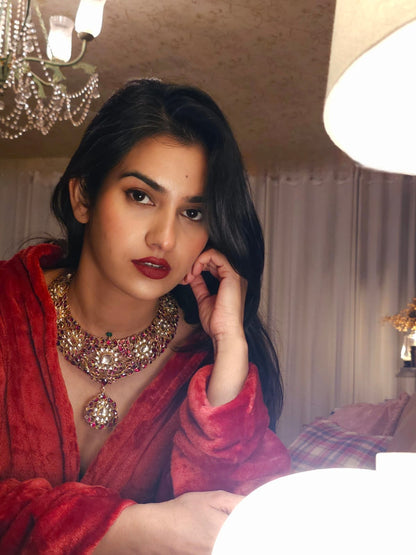 Pride of 19th century silver necklace