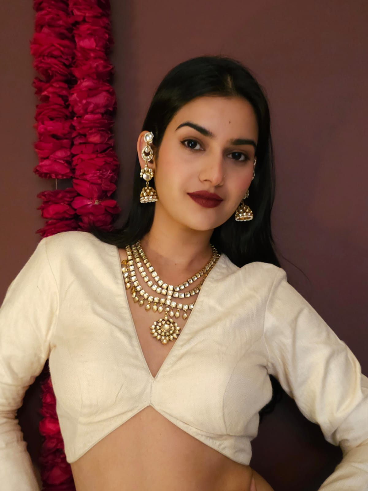 Tilottama jhumka earrings