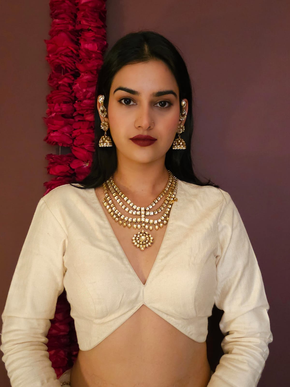 Tilottama jhumka earrings