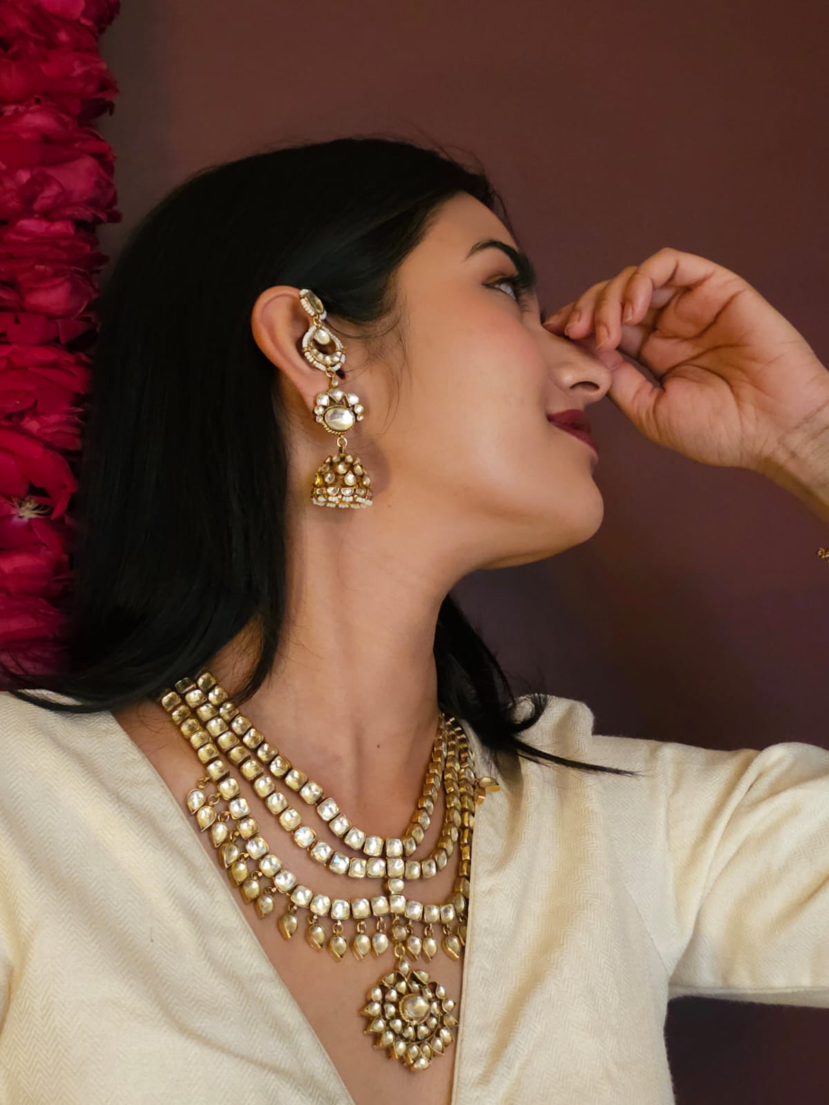 Tilottama jhumka earrings