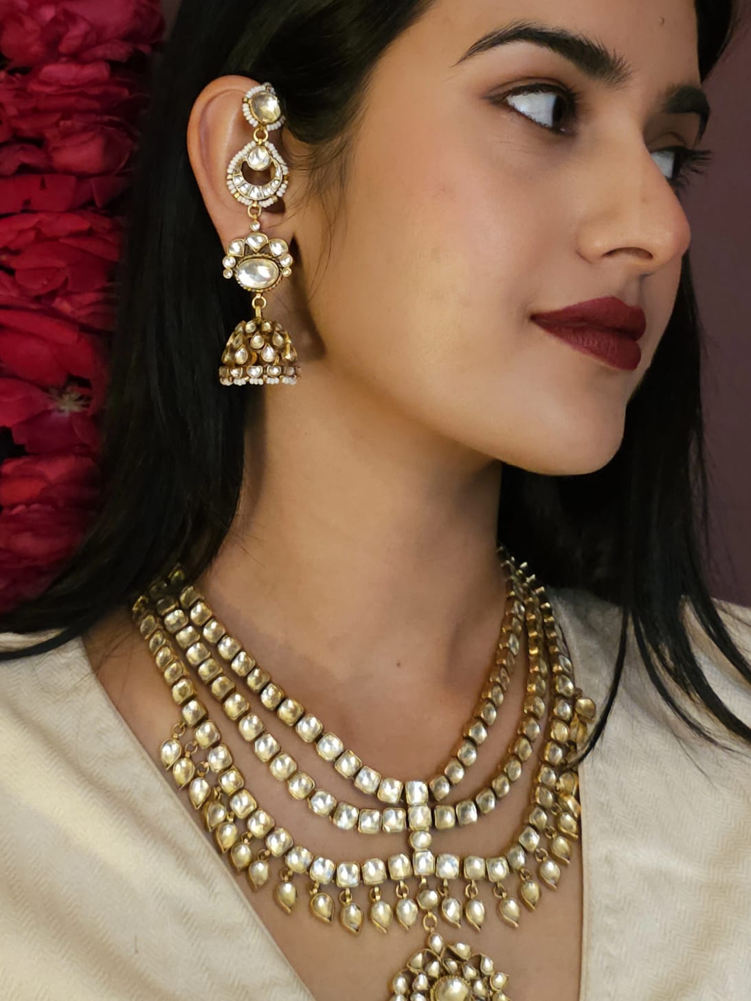 Tilottama jhumka earrings