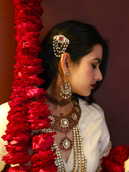 Tajikistan silver brooch or hairpin