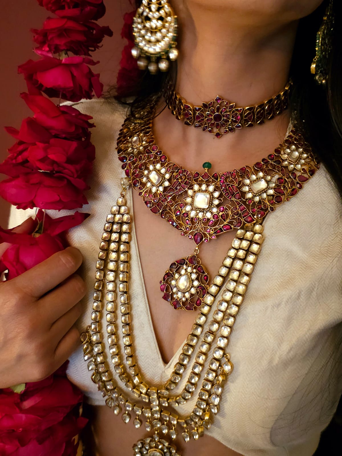 Pride of 19th century alloy necklace