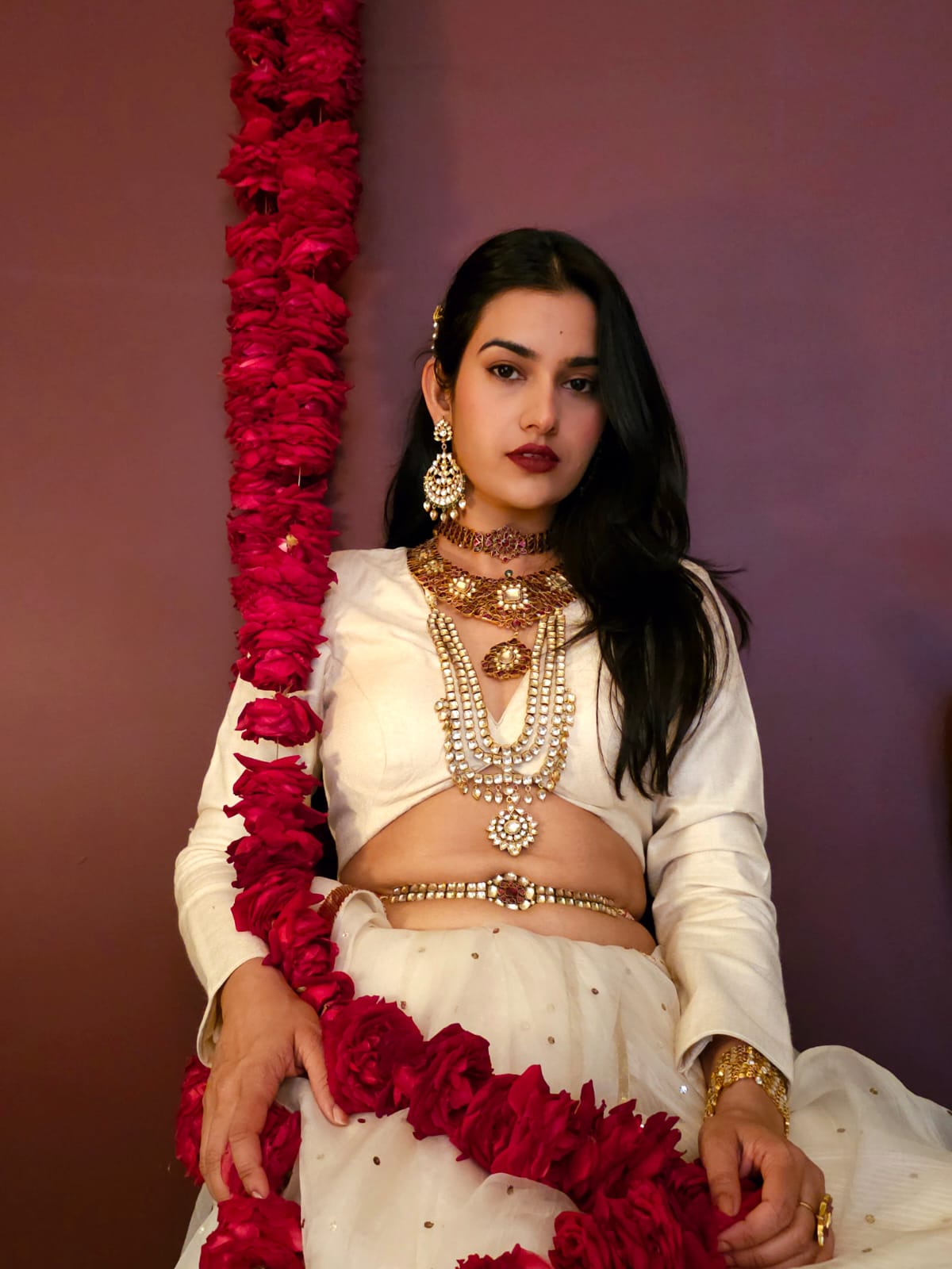 Tilottama silver necklace