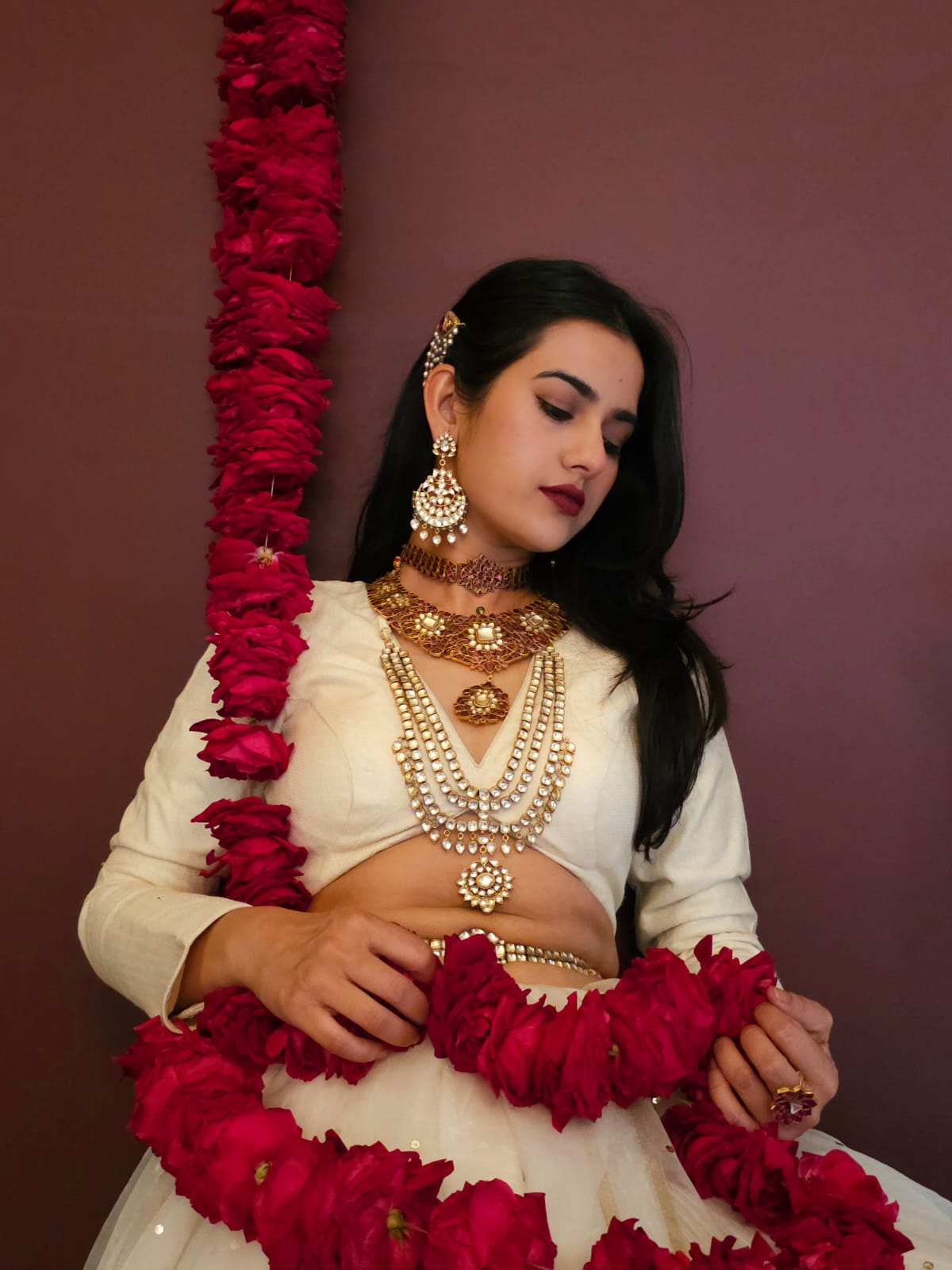 Tilottama silver necklace