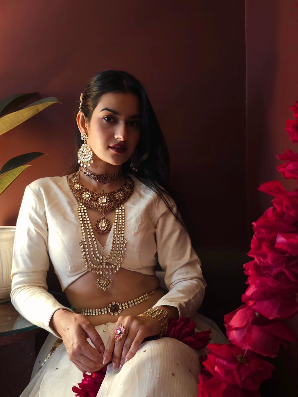 Tilottama silver necklace